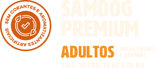 Samdog Premium Adultos - Raças Médias e Grandes